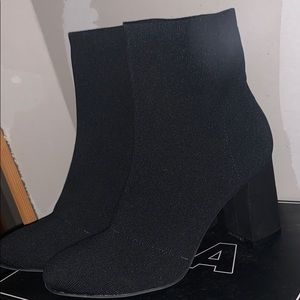 Black women size 8.5 booties. Brand new